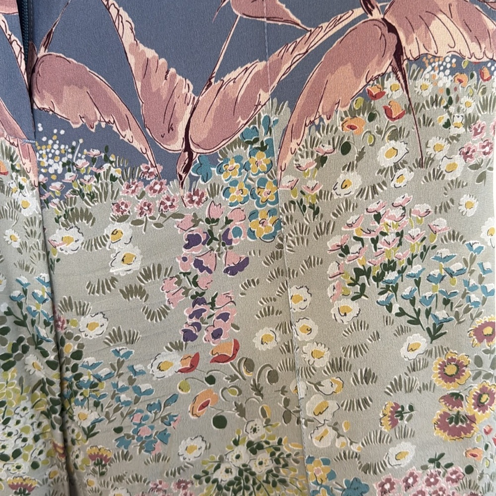 Vintage Valentino 100% Silk Trousers, size 2 - Picture 4 of 4